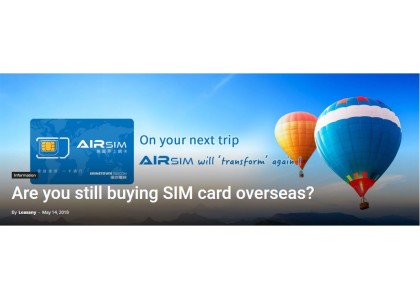 Are you still buying SIM card overseas?